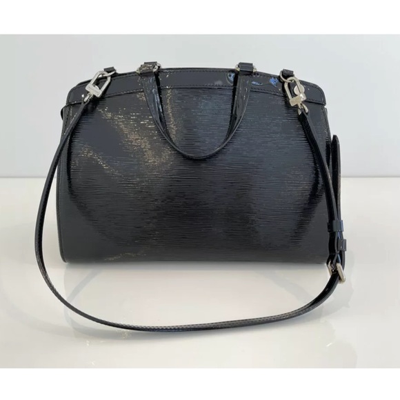 LOUIS VUITTON BREA MM EPI NOIR ELECTRIC HANDLE & SHOULDER BAG - Picture 12 of 16